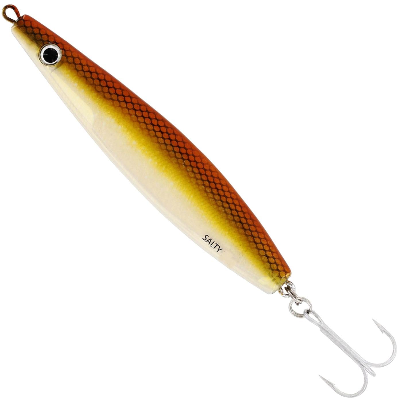 Salty Sea Trout Bait 12 g 3D Brown Headlight 7 cm