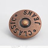 altkupfer verkaufen Inhalt: 5 Stück BIG-SAM - Patenthosenknöpfe Jeans - Schwarz, Altsilber, Altmessing oder Altkupfer - kein Hammer nötig, Befestigung einfach per Fingerdruck! (Altkupfer)