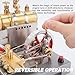 URFunModel SE-02 Steam Engine Kit - Reversible Horizontal Stationary Steam Engine Model with Boiler, Generator and Street Lamp, 100PCS Science Education Gift for Adults
