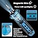 3.6V Cordless Screwdriver Set, Electric Screwdriver with 24 in 1 Magnetic Bits, 3-10 N.m Torque for Electrician Tools & DIY,300RPM (Sky Blue)