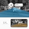 Reolink PoE Camera 5MP Super HD 4X Optical Zoom Vandal-Proof IK10 Work with Google Assistant, Security IR Night Vision Motion Detection Waterproof for Outdoor RLC-422 #3