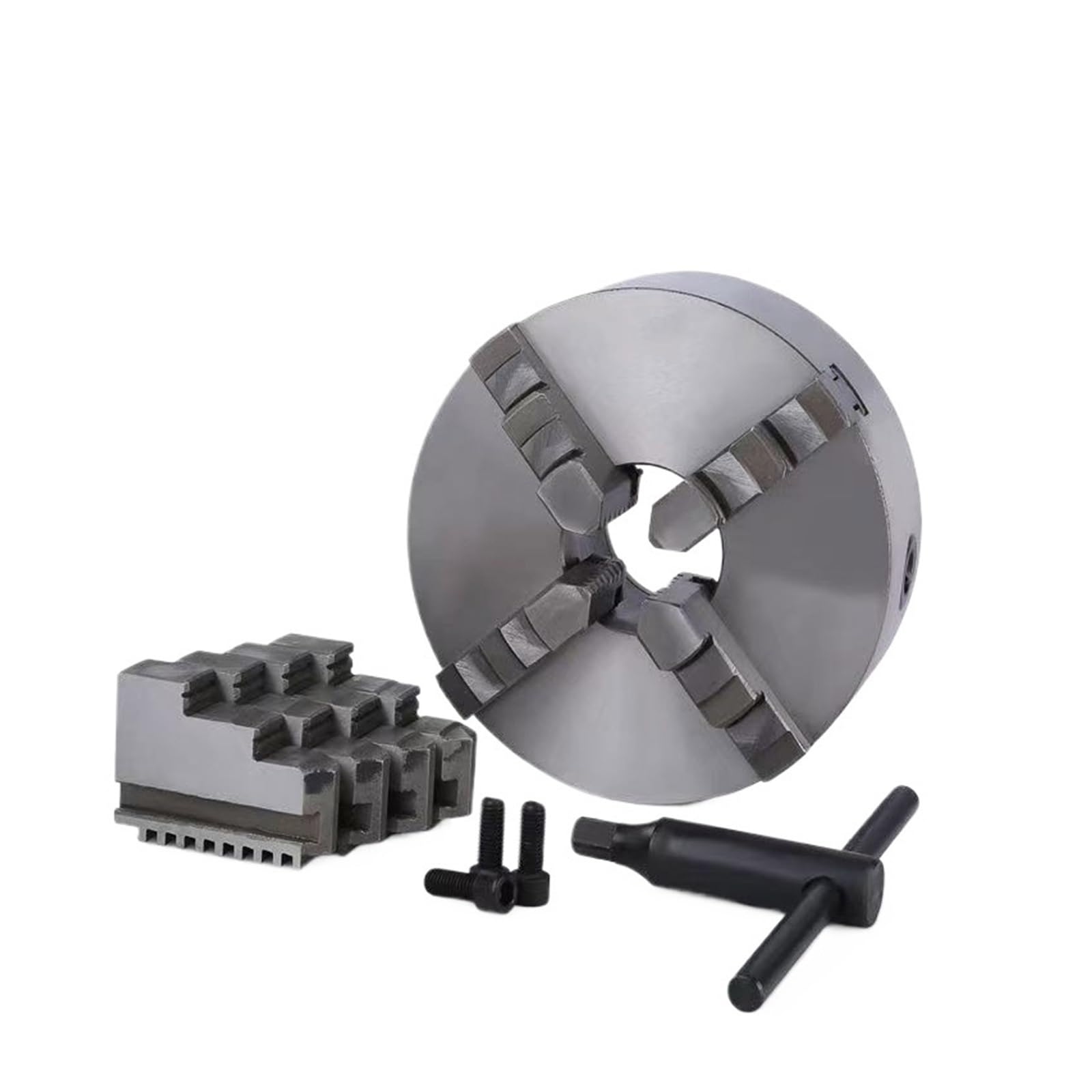 K11-80 3-Jaw Manual Lathe Chuck and K12-80 4-Jaw Self-Centering Set(K12-80)