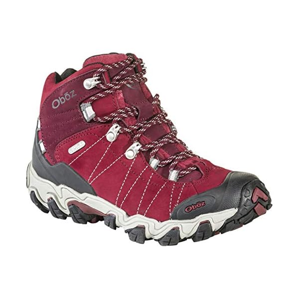 Oboz Bridger Mid Women's Waterproof Hiking Boot Rio Red - 9 Wide
