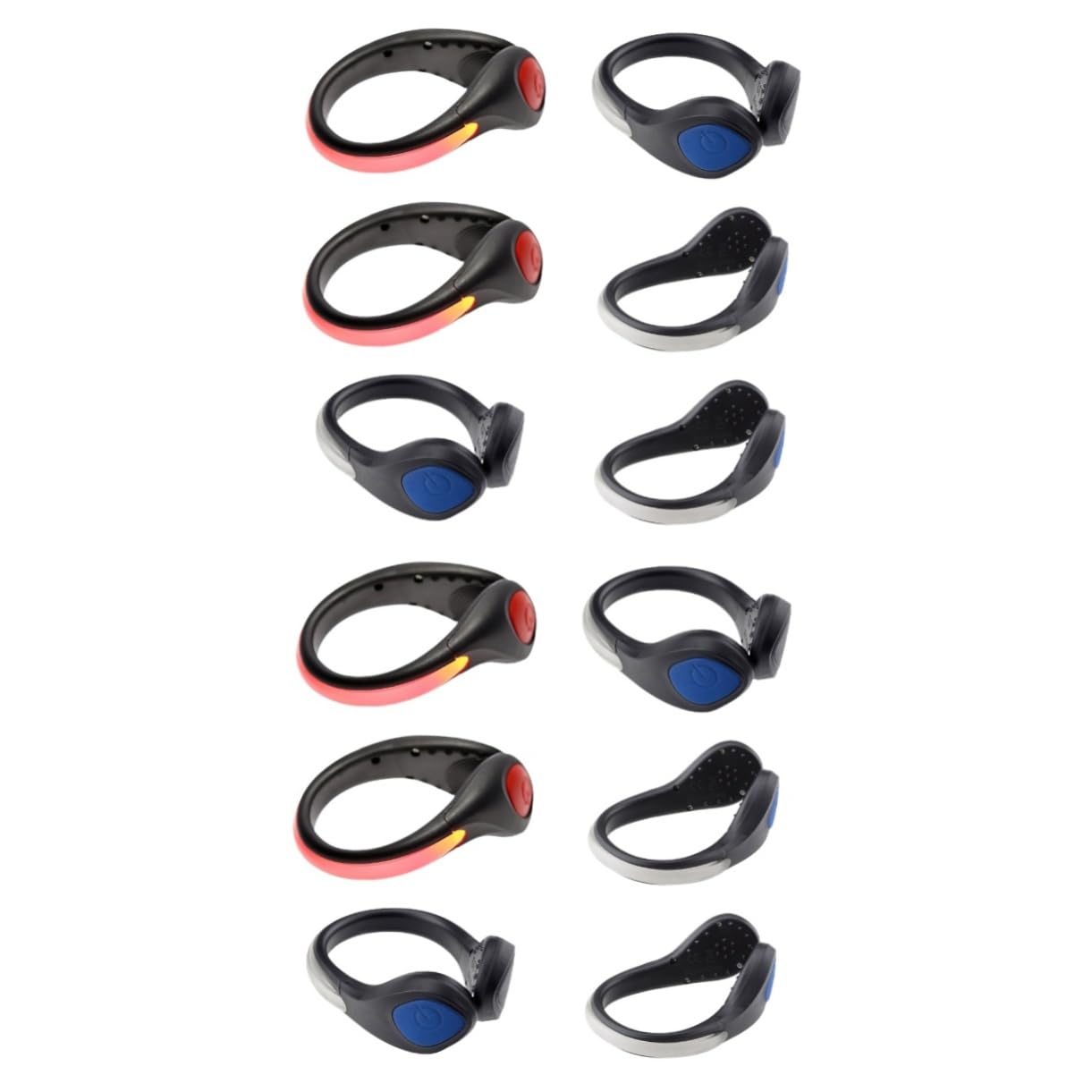 Sosoport Feux de Circulation Chaussure Flash LED équipement extérieur Clips Chaussures Femme lumière Running Clips de Nuit de Chaussures Flash Pince à Chaussures LED Plastique
