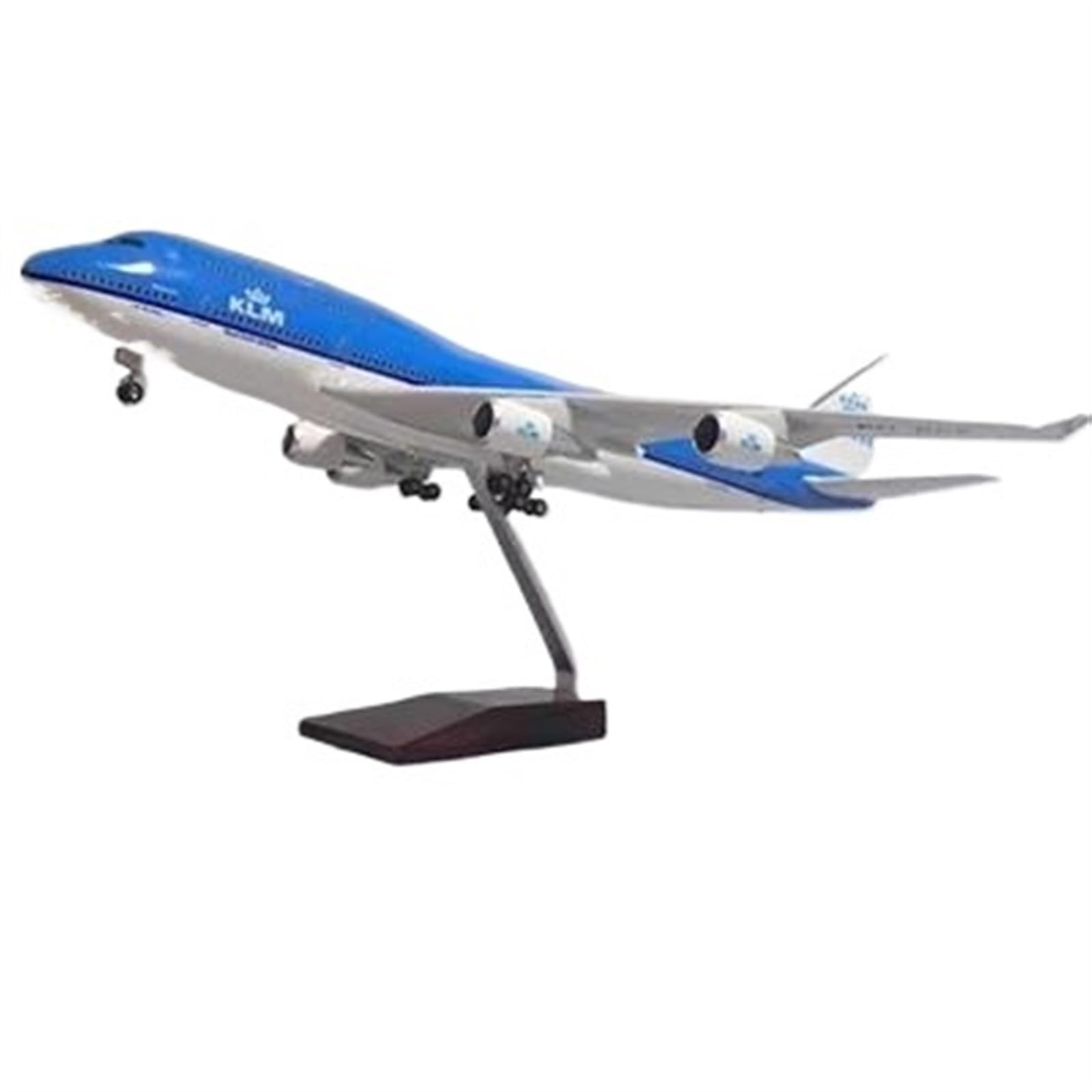Escala 1 160 para Modelo De Avión KLM Boeing B747, Modelo De Avión De Resina Fundido A Presión KLM Royal Dutch con Luces(No Light)