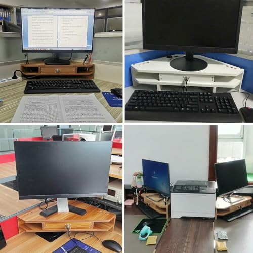 Support de moniteur d'angle pour ordinateur portable et bureau à la maison - 7