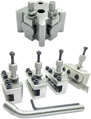5 Pieces Set T37 Quick-Change Toolpost For Myford ML7 Standard Boring Parting-21