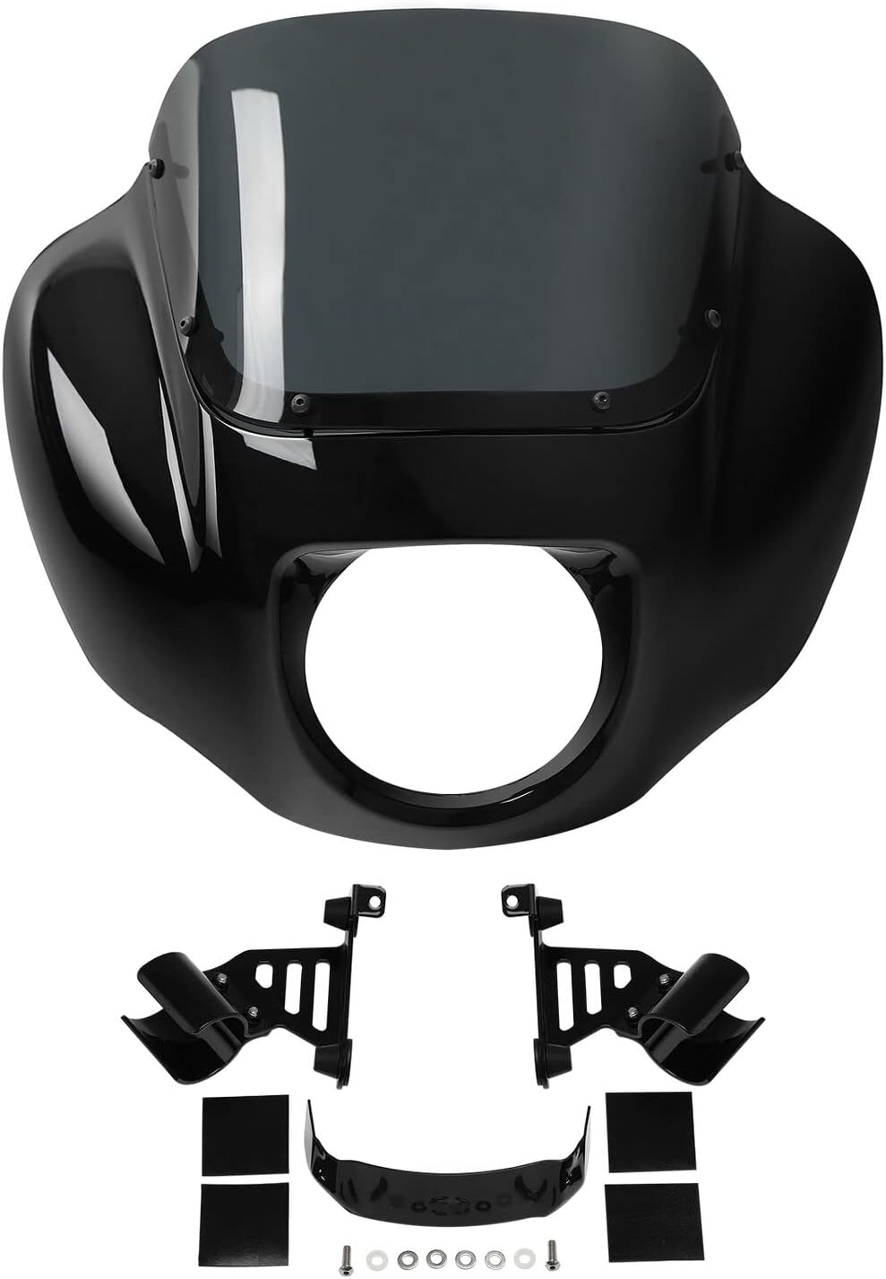 TCMT Headlight Quarter Fairing Windshield Bracket Mount Kit Fit For Harley Softail Standard FXST 2020-2024 Low Rider FXLR 2018-2020 Street Bob FXBB 2018-2020 2025