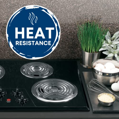 Ge Ge68C Genuine Oem 6" And 8" Drip Pan Kit (Chrome) For Ge Electric Range Or Stoves #TOP4