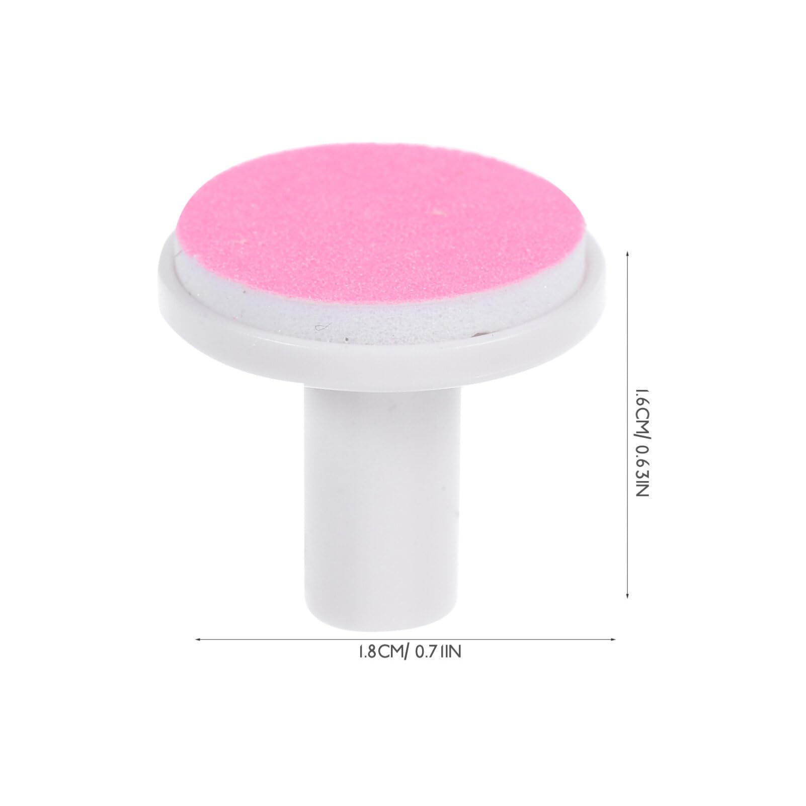 minkissy 12pcs Nail Trimmer Replacement Pads Baby Electric Nail File Pads Nail Grinding Heads Baby Nail File Replacement Heads For Electric Nail File for 1-6 months Baby (Pink)