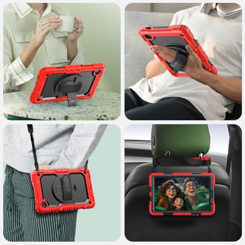 Protection antichoc écran Samsung Tab A7 Lite coque SEYMAC rouge - 6