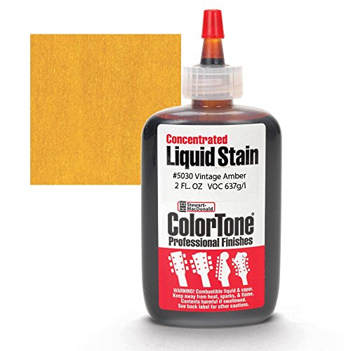 ColorTone Concentrated Liquid Stain for Stringed Instruments, Vintage Amber