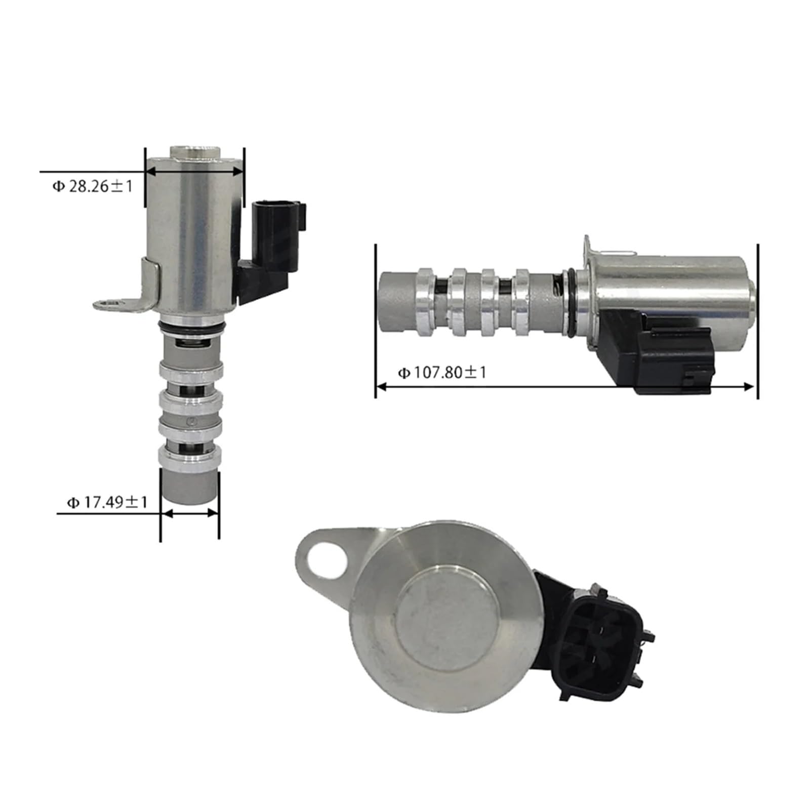 1PCS Oil Control Valve,Fit For Nissan, For Infiniti, 23796ZE00C 23796-ZE00C VVT Variable Timing Solenoid Zawór sterujący ciśnieniem oleju silnikowego