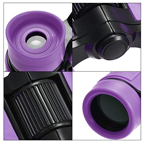 Binoculares Compactos 4x30 Morado Plegables 2 Piezas miniatura 4