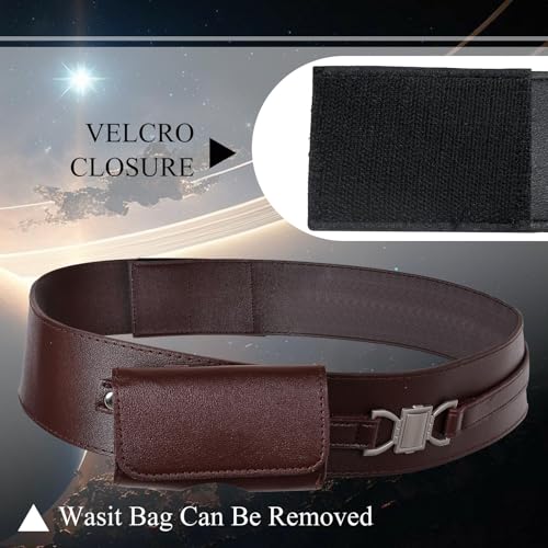Adult Medieval Knight Leather Belt Costume Renaissance Steampunk Belts Waist Bag Halloween Accessories for Men4