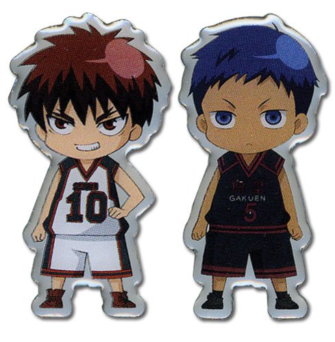 Pin Set - Kuroko's Basketball - New Taiga & Aomine