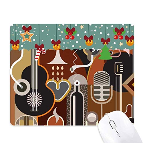 Tapis de souris musique bleu et guitare pour harmoniser votre espace de télétravail