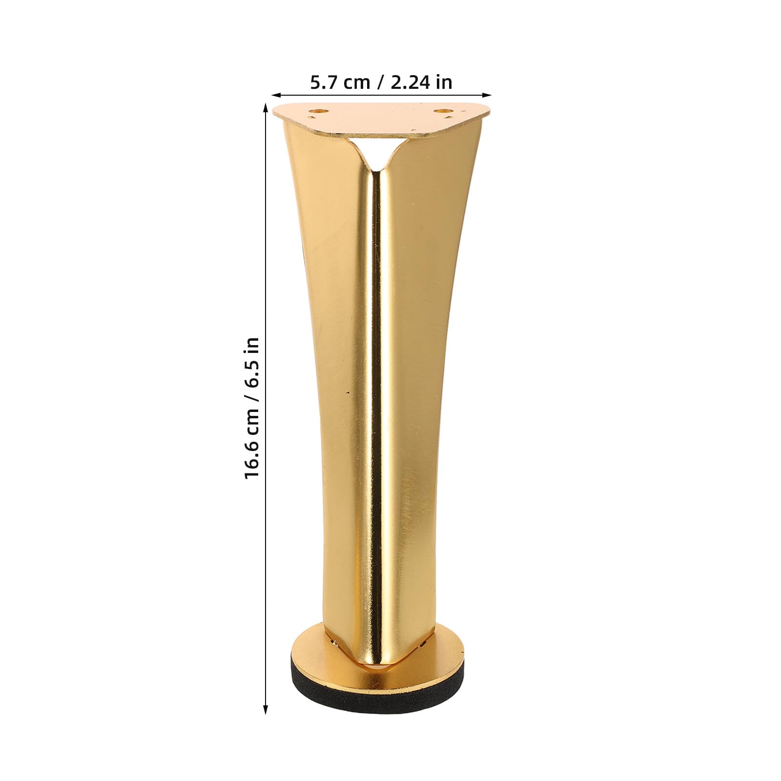 Zerodeko 4 soportes para manos y patas para mesa de manicura, color dorado.