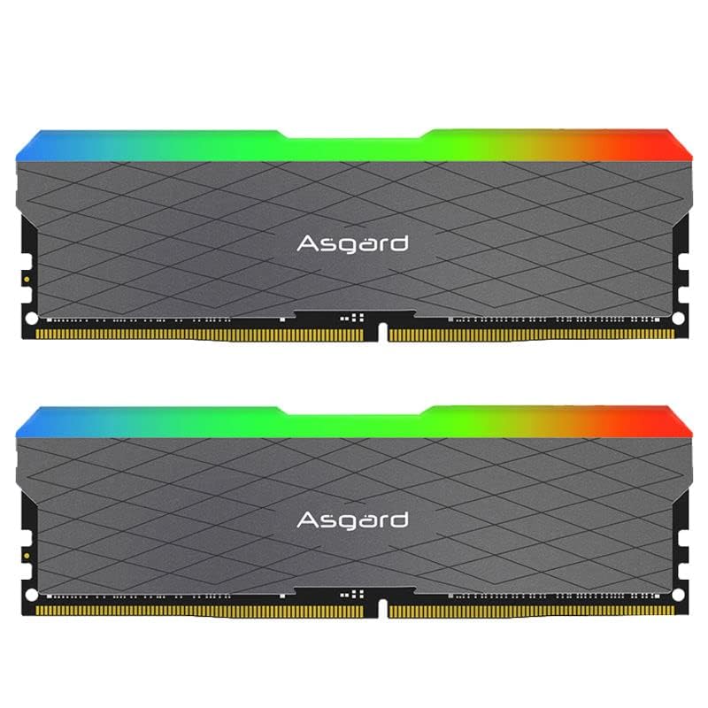 Asgard DDR4 Ram,RGB Ram 3200MHz 16GB (2x8GB) Computer Memory CL16