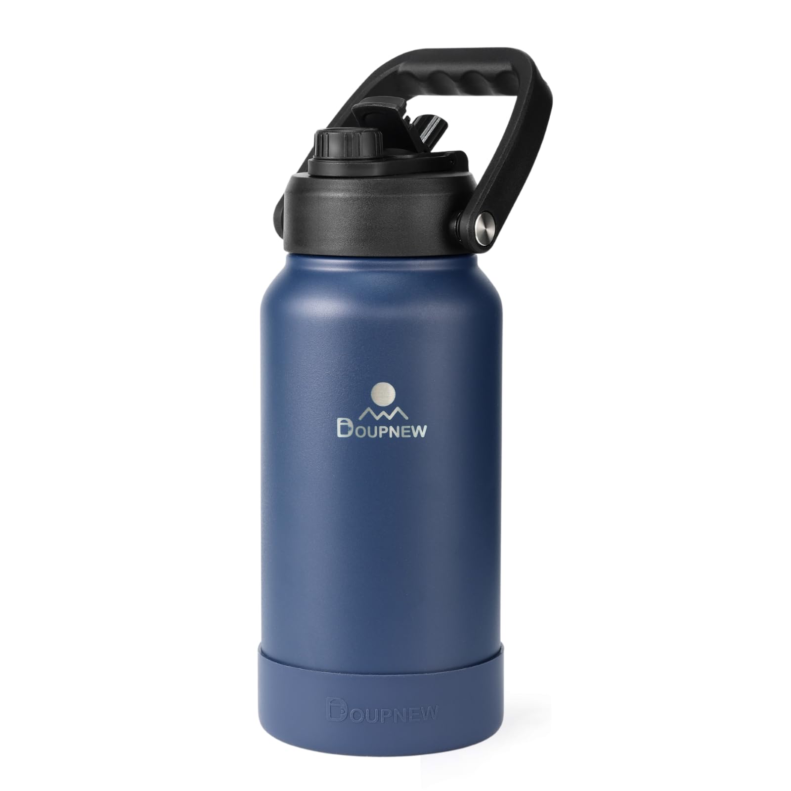 64oz Water Bottle,Half Gallon Stainless Steel Insulated Bottle with Leak Proof Dual-Mode…