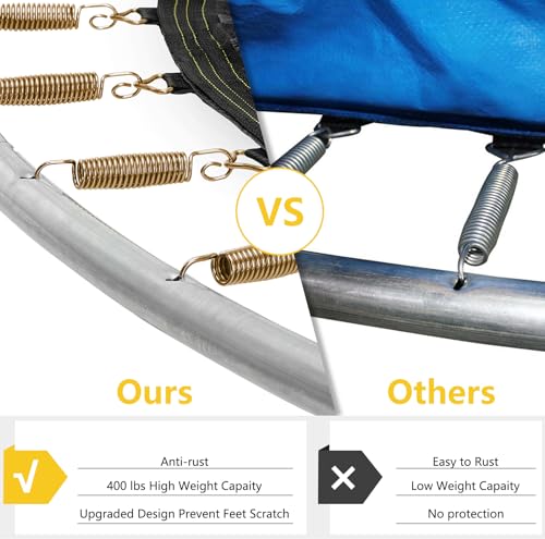 image for AOTOB 7FT Trampoline for Kids Toddler with Enclosure Net &Safety Pad, 