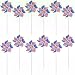Stars And Stripes - American Flag Pin Wheels - 12 Pack