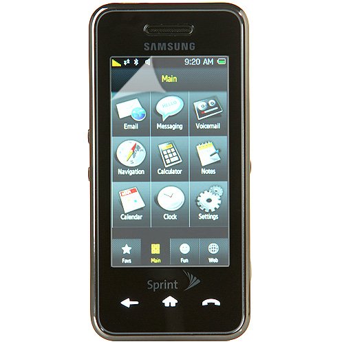 Amzer Super Clear Screen Protector With Cleaning Cloth Compatible For Samsung Instinct Sph-M800 #TOP17