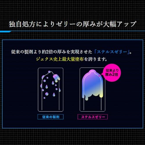 【即納】2点セット ZONE【日本製】コンドーム 10個入 極薄 ステルスゼリー 潤滑剤入り 男性向け ゴムアレルギー対応 避妊具 違和感軽減 大容量 業務用 condom 薄型 (2) - 画像2