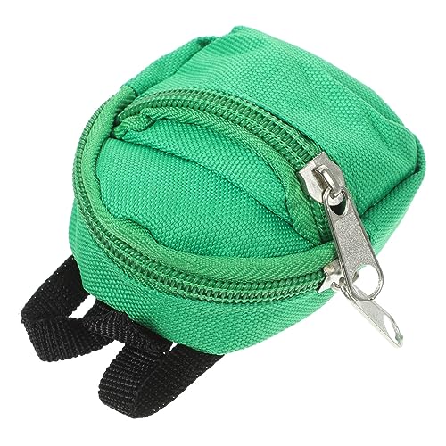 TOYANDONA Mini Rucksack Modell Für Puppen Miniatur Rucksack Deko Puppenrucksack Mini Haus Dekoration Realistisches Ornament Blau