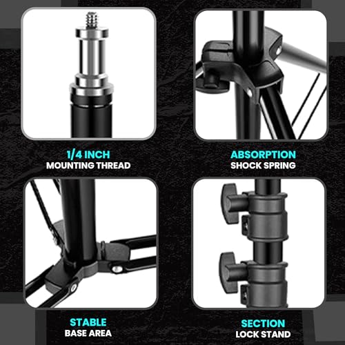 Image of Kratos 2026 Upgrade 10 inches Ring Light with Stand, 85 Inch Foldable Tripod, 3 Colour Mode, Ring Light with USB for Studio, YouTube, Video Shoot Live Stream Makeup Compatible for iPhone, Smartphone