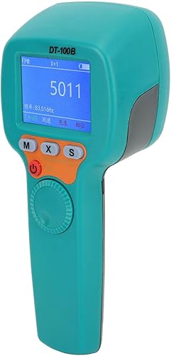 Tgoon Tacómetro estroboscópico de flash LED, medición digital del estroboscopio LED, frecuencia de vibración, almacenamiento de datos, brillo de luz