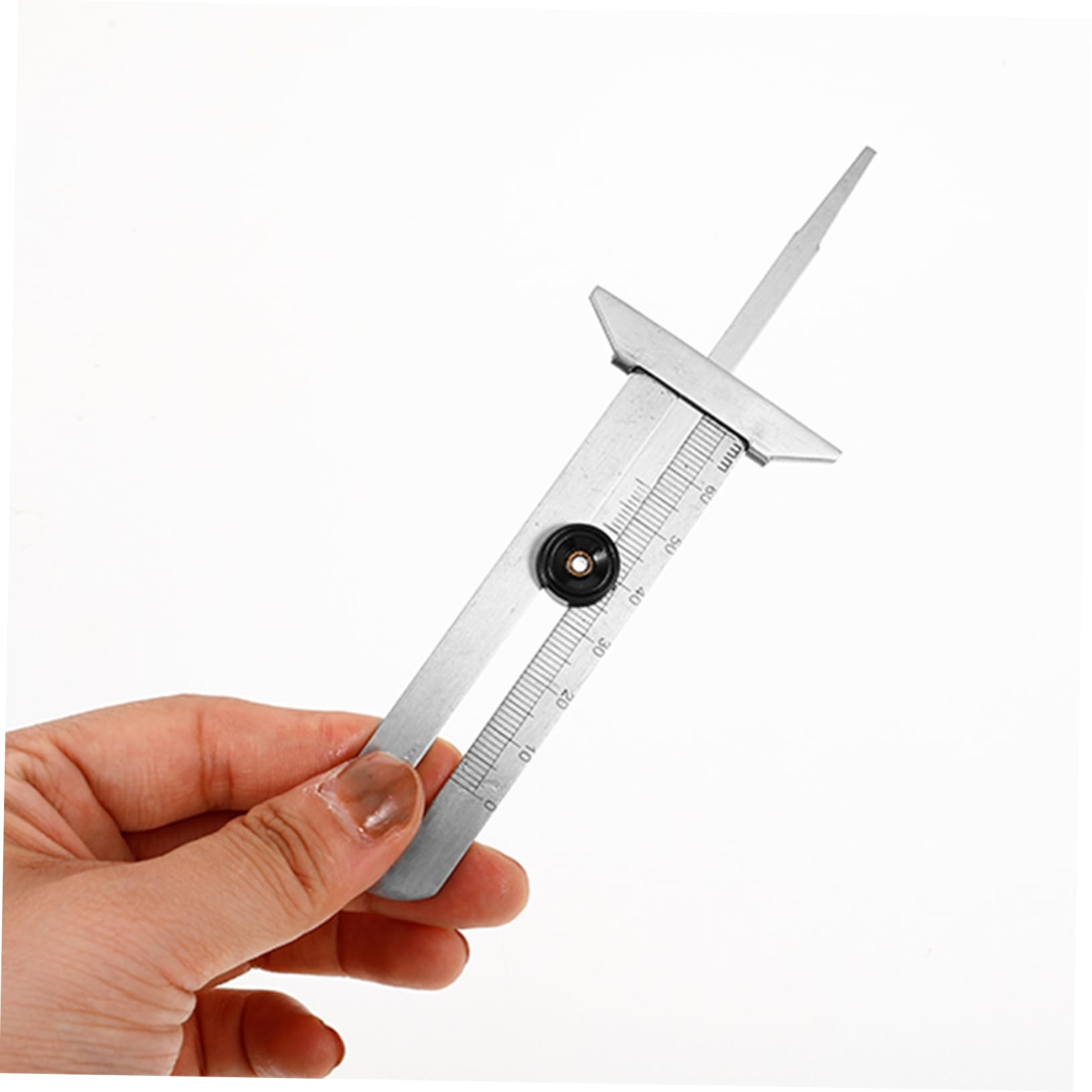 Beatifufu Tire Patter Depth Gauge Tire Tread Ruler 0-30/50/60mm Stainless Steel for Automotive Replacement Sets