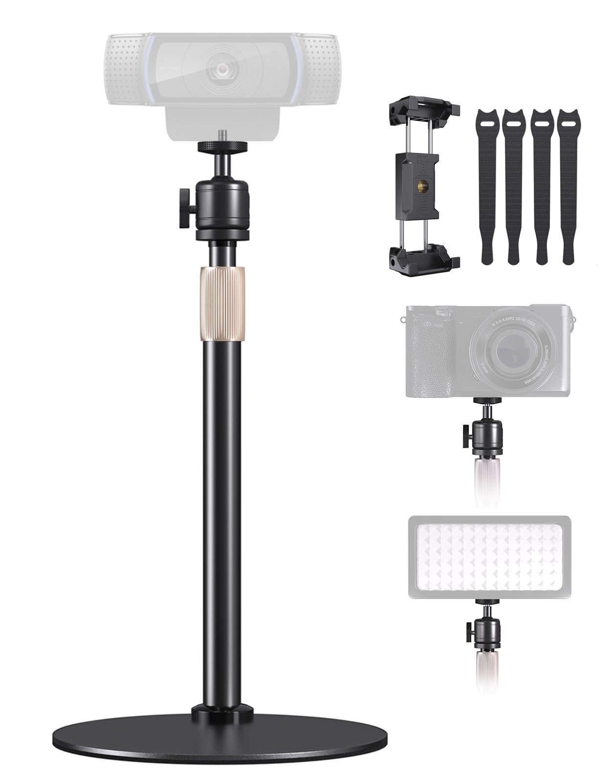 Webcam Stand for Desk, Compact Base-picture-20