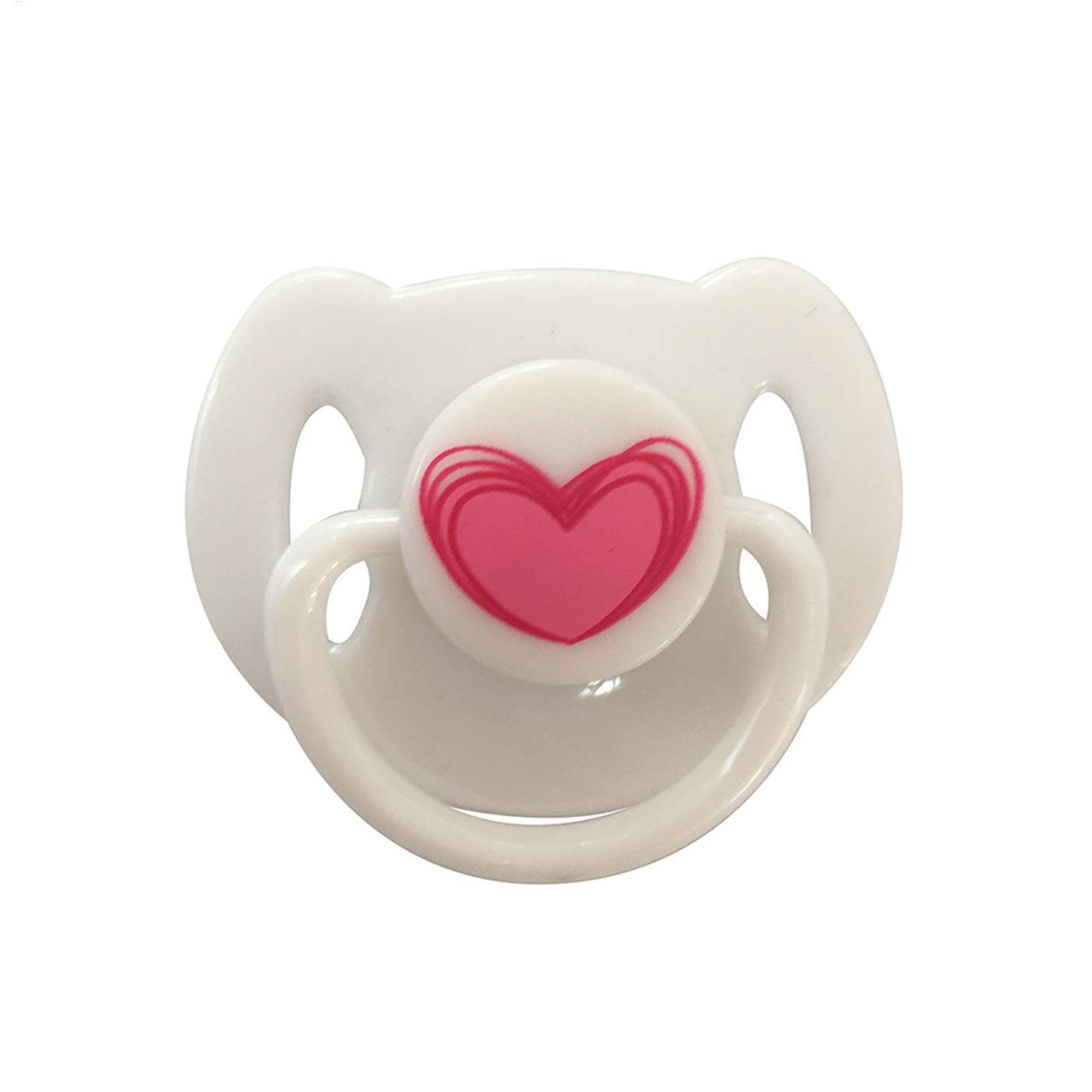 Magnetic Pacifier for Dolls, Simulation Baby Doll Soother Pacifiers Cradle Magnetic Pacifier Kids Toy, Kids Toy for Pretend Feeding Supplies, Accessories for Children Boys Girl