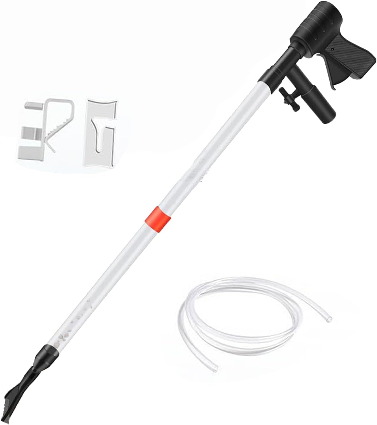 Aquarium Gravel Cleaner,Upgrade Vacuum Fish Tank Vacuum Cleaner Tools for Aquarium Water Changer with Water Flow Adjustment Use for Fish Tank Cleaning Gravel Sand