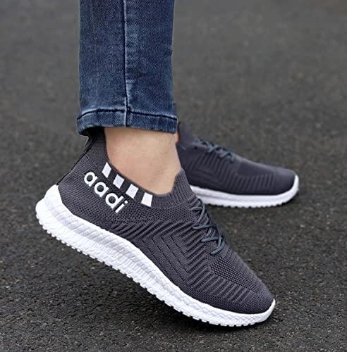 Image of AADI Men's Mesh & Knitted Outdoor Casual Shoes