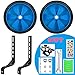 Bicycle Training Wheels for Kids Boys Girls Stronger Version Heavy Duty Rear Bicycle Stabilizers Mounted Kit for 12 14 16 18 20 Inch Bike (Blue)