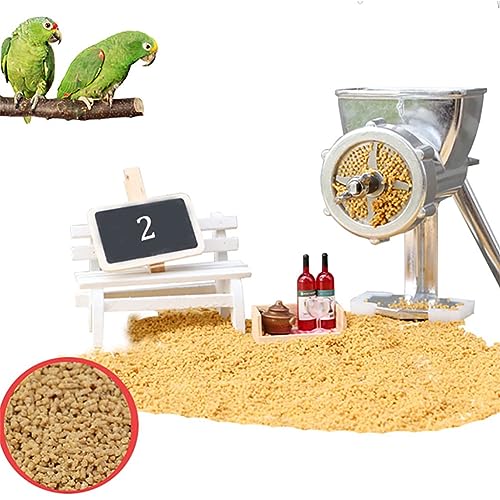Máquina de pellets de alimentación manual para cebos y procesamiento de piensos para mascotas, máquina multifuncional para pellets para mascotas con moldes opcionales para perros, aves y peces