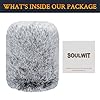 SOULWIT Microphone Furry Windscreen for RØDE (Rode) PodMic Cardioid Dynamic Broadcast, Wind Muff Pop Filter Mic Cover - Gray #2