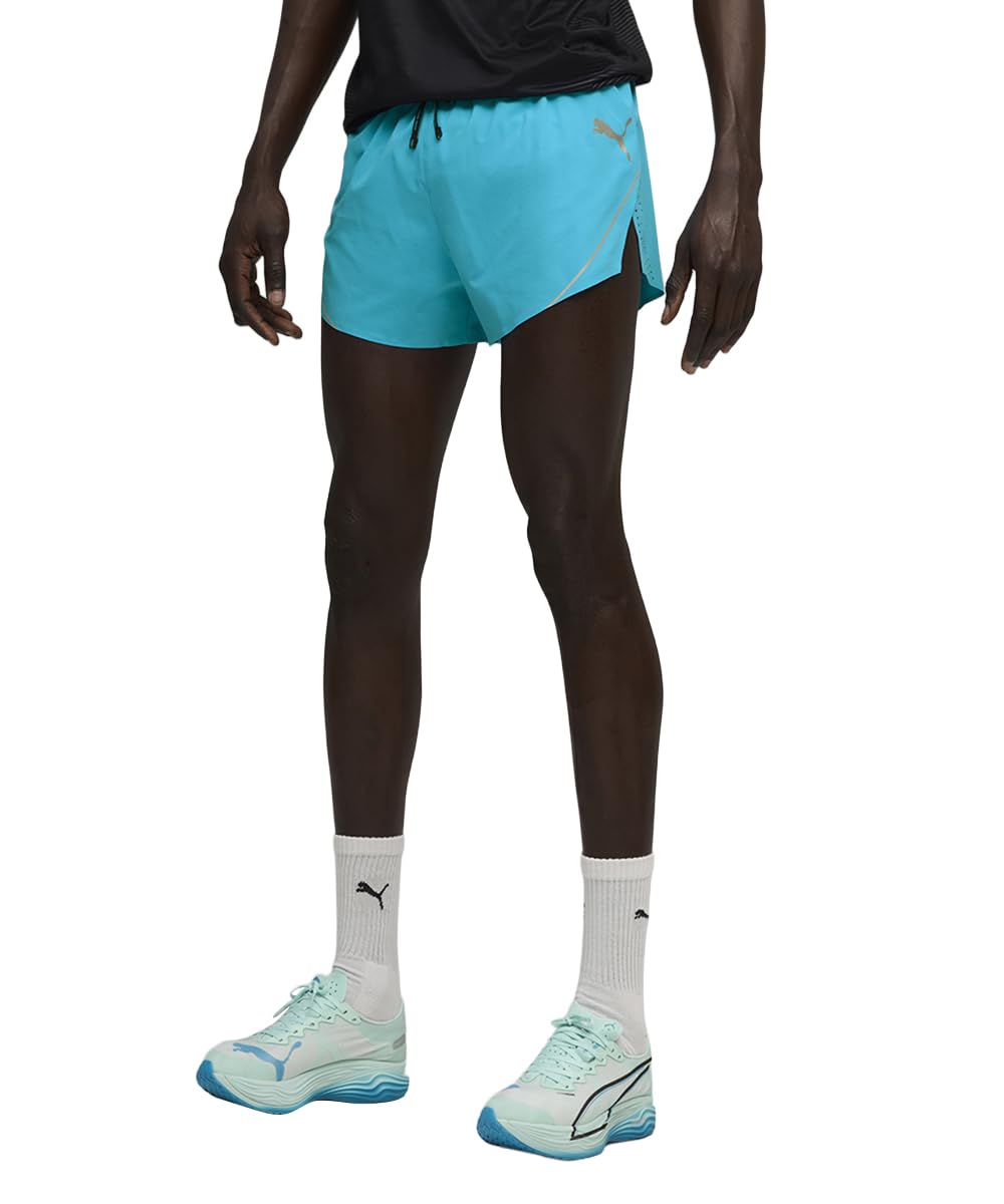 PUMA Herren Raceday Ultraweave 3In Split Short Laufbekleidung Laufshorts Speed Blue - Blau L