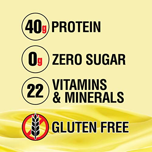 Lean Body Ready-To-Drink Banana Protein Shake, 40G Protein, Whey Blend, 0 Sugar, Gluten Free, 22 Vitamins & Minerals, 17 Fl Oz (Pack Of 12), Labrada #TOP2