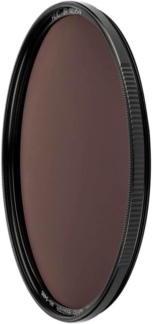 82mm HUC IR ND64 - Circular 6-Stop (ND 1.8) Neutral Density Filter | Camera Lens ND Filter, Nano Coating, Infrared Color Reduction, Slim Aluminum Frame, Long-Exposure & Landscape Photography