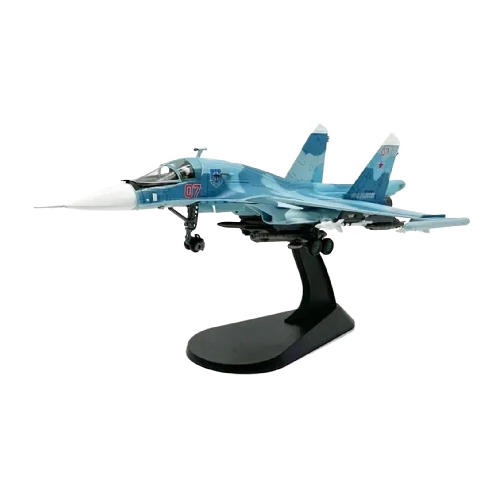 Metallo Pressofuso Scala 1 100 Per Su34 Sukhoi Su-34 Replica Aereo Caccia Modello Finito Giocattolo Per Adulti Ragazzi Souvenir Kit di gioco per Hobby