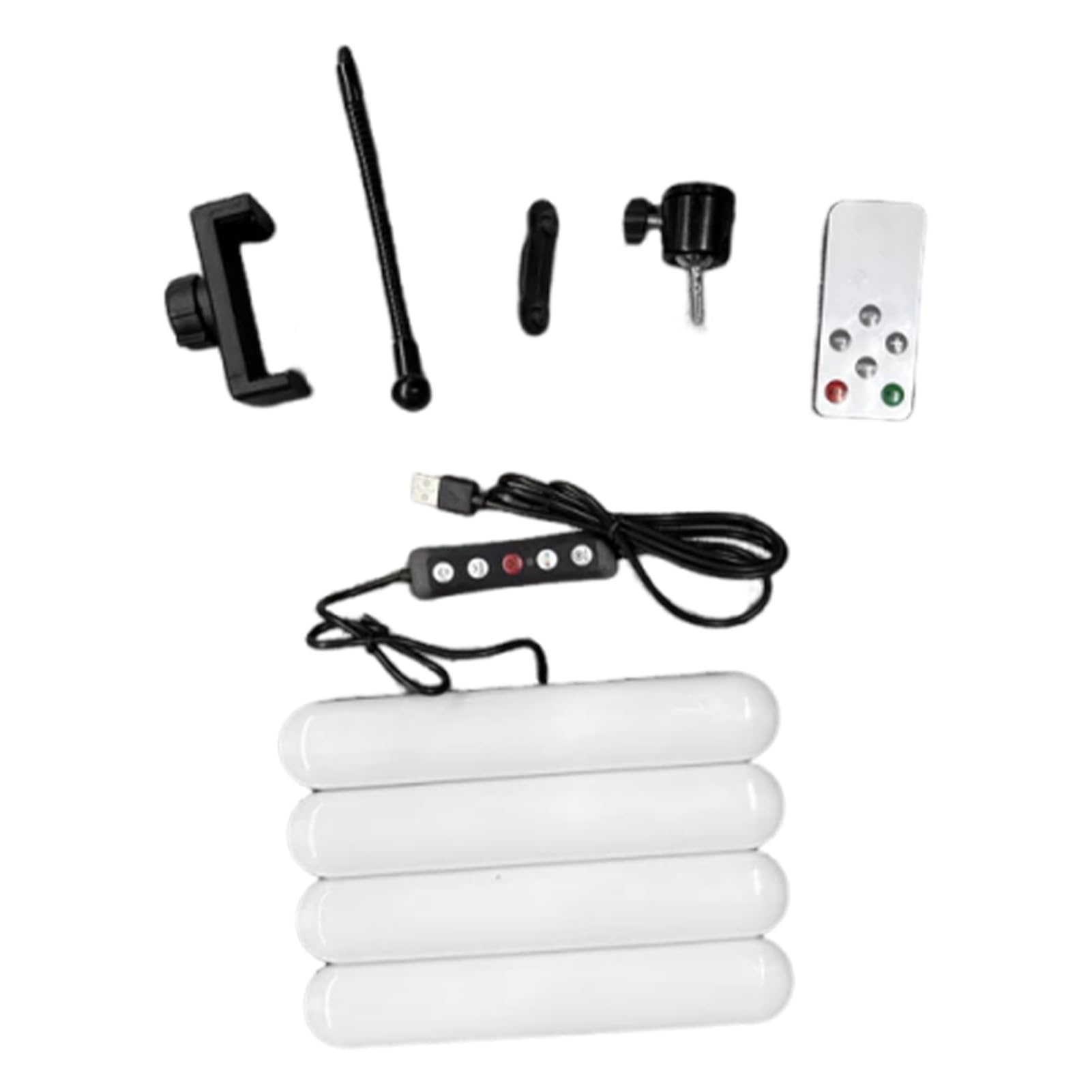 Anillo de Luz RGB Plegable para Streaming, 3200K a 6500K