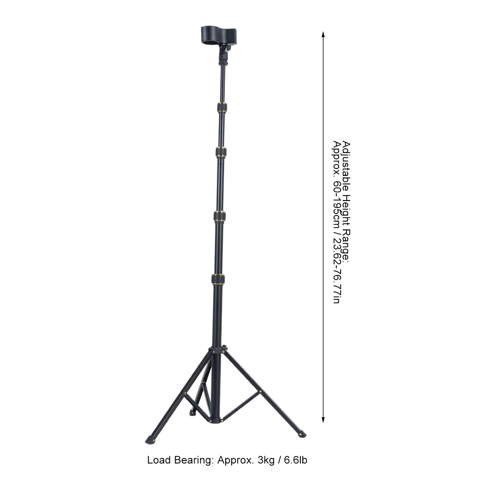 LICAEVEY Supporto per Asciugacapelli, Supporto per Asciugatrice per Capelli a 180 °, 23,62 - 76,77 Pollici Regolabili Senza Portata Portante, Clip del Supporto per Asciugacapelli Adatto