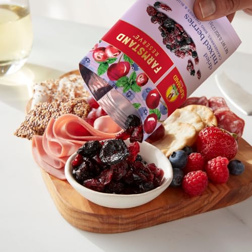 Image of Sun-Maid Farmstand Reserve Dried Mixed Berries - (5 Pack) 0.8 oz Snack Bag - Dried Fruit Snack for Natural Sweeteners