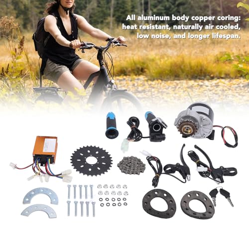 Motor 36V 350W 16T con reducción de engranaje cepillado y rotación reversible para ciclos 2