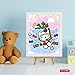 SYCART® Hello Kitty Wall Art Poster Prints, Posters for Girls Room, UNFRAMED Set of 8 ( 8x10 inches ), Kitty poster for girls bedroom, Kids Nursey Room decor, HelloKitty Decorations, Hello Kitty Watercolor poster