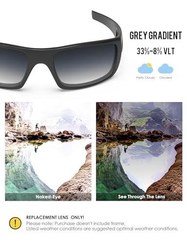 Image of BLAZERBUCK Anti-salt Polarized Replacement Lenses for Oakley Crankshaft OO9239 Sunglass