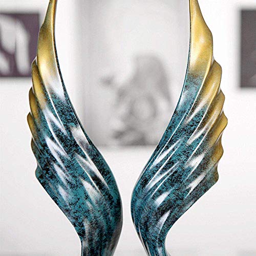 Sculpture d'aigle décoration salon statue art moderne abstrait artisanat résine